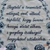 Falikép előnyomott kalocsai"Tiszteld a teremtett" 60x50 cm