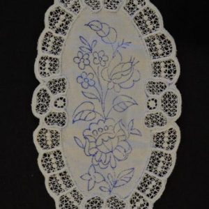 Előnyomott riselt kalocsai 23x12 cm