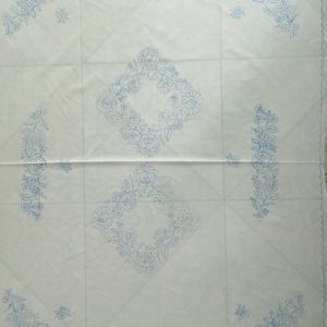 Előnyomott szegetlen kalocsai nagyterítő 150x110 cm