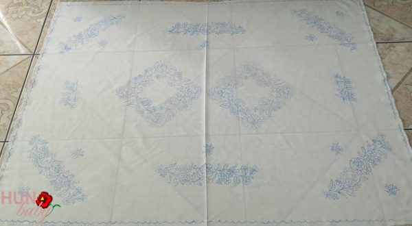 Előnyomott szegetlen kalocsai nagyterítő 150x110 cm