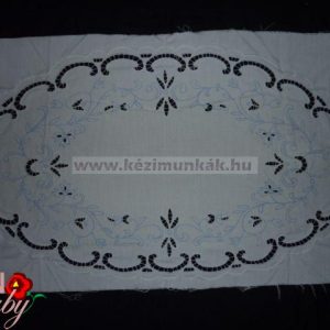 Előnyomott terítő angol madérás szegett 80x45 cm