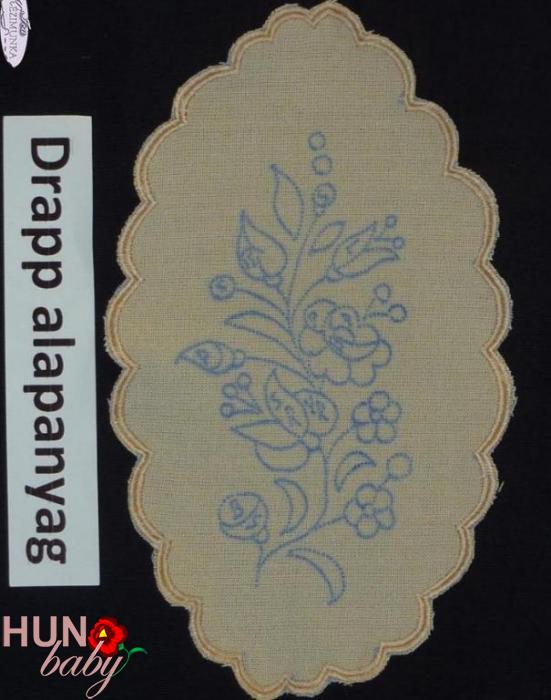 Előnyomott terítő drapp 19x11 cm