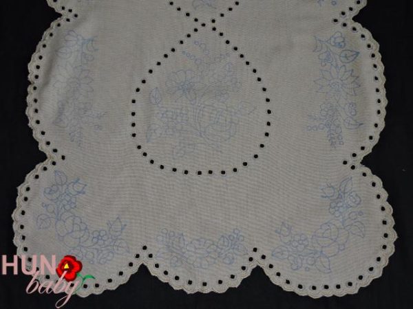 Előnyomott terítő szegett luggalt drapp 100x42 cm