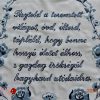 Falikép előnyomott kalocsai- Tiszteld a teremtett - 60x50 cm