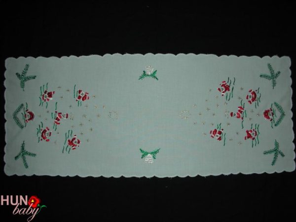 Karácsonyi terítő előnyomott szegett 85x35 cm