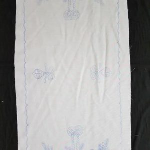 Karácsonyi terítő előnyomott szegett 85x35 cm