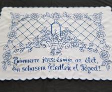 Előnyomott Hagyományos Falvédő, Falikép, Háziáldás