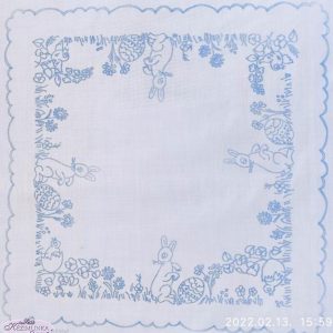 Előnyomott húsvéti terítő szegetlen 45x45cm-4060-01