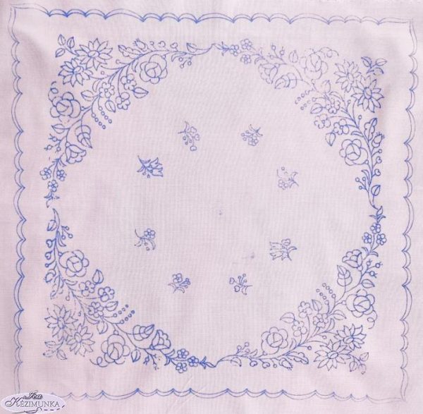 Előnyomott kalocsai szegetlen 45x45 cm