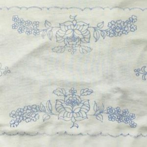 Előnyomott kalocsai terítő szegetlen 85x35cm-4087-01