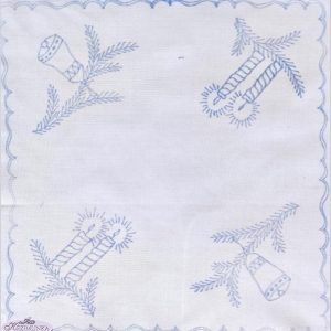 Karácsonyi előnyomott szegetlen 25cm-3100-01