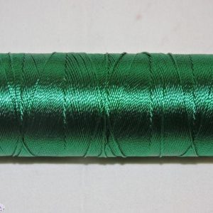 Hímzőfonal selyem sötét zöld 50 gr 7319