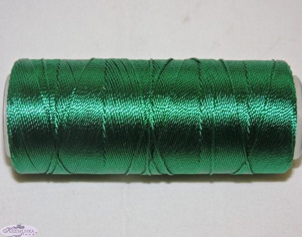 Hímzőfonal selyem sötét zöld 50 gr 7319