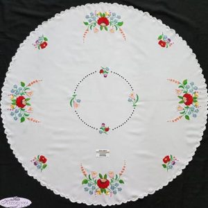 Kalocsai terítő hímzett kör 85 cm