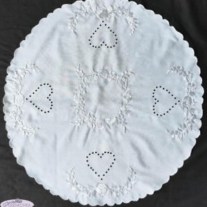 Hímzett terítő kalocsai kör 55 cm