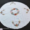 Hímzett terítő kalocsai kör 85 cm