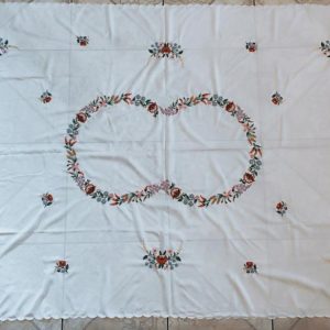 Hímzett nagyterítő kalocsai 220x150 cm