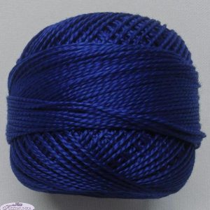 Hímzőcérna új perlé sötét kék pamut 10gr 368