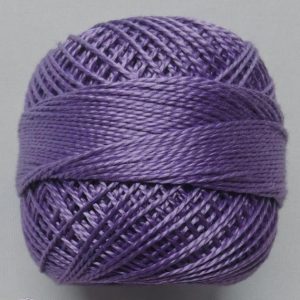 Hímzőcérna új perlé világ.lila pamut 10gr 312