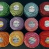 Hímzőcérna perlé kalocsai FŐ színek 10gr 12 db