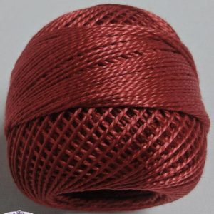 Hímzőcérna új perlé vil.bordó pamut 10gr 327