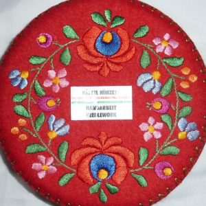 Díszdoboz ékszertartó piros 20 cm