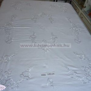 NAGYTERÍTŐ fehérrel hímzett,170x135cm
