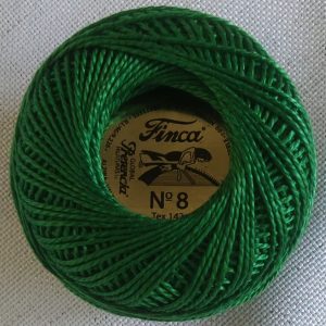Hímzőcérna perlé sötét zöld 10 gr 4652