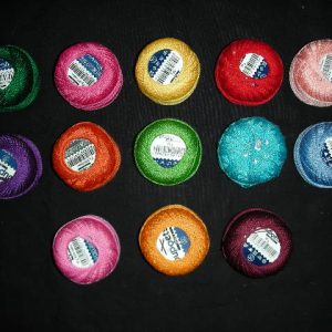 Hímzőcérna perlé 10 gr gombolyagos